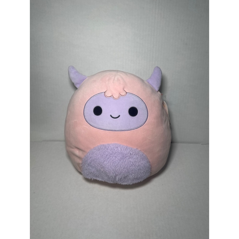 Squishmallows Ronalda the Pink Yeti 11 Inch Plush Kellytoy Stuffed Purple‎